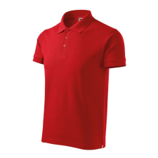 Malfini Cotton Heavy galléros póló férfi piros 2XL munkaruha
