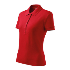 Malfini Cotton Heavy galléros póló női piros 2XL
