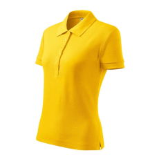 Malfini Cotton Heavy galléros póló női sárga M