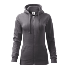 Malfini Felső női Trendy Zipper 411 acélszürke XL méret