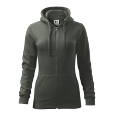 Malfini Felső női Trendy Zipper 411 sötét palakő 2XL méret munkaruha