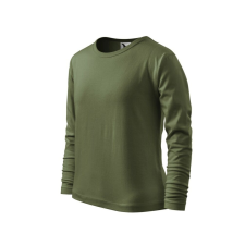 Malfini Fit-T LS póló gyerek khaki 122 cm/6 éves munkaruha