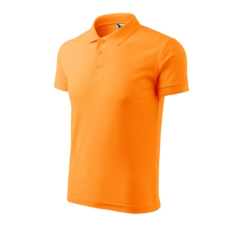 Malfini Galléros póló férfi Pique Polo 203 mandarinsárga 2XL méret