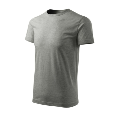 Malfini Heavy New Free póló unisex sötétszürke melírozott L