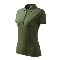 Malfini Pique Polo galléros póló női khaki L
