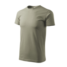 Malfini Póló unisex Heavy New 137 világos khaki L méret munkaruha