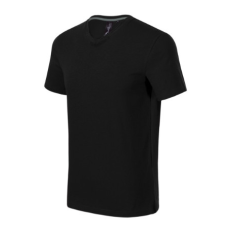 MALFINI Premium Action V-neck póló férfi fekete 2XL