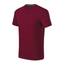 MALFINI Premium Action V-neck póló férfi garnet 2XL munkaruha