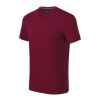 MALFINI Premium Action V-neck póló férfi garnet L