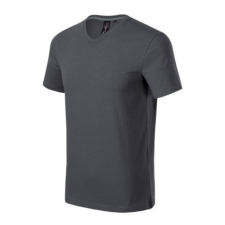 MALFINI Premium Action V-neck póló férfi light anthracite 2XL munkaruha