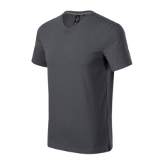 MALFINI Premium Action V-neck póló férfi light anthracite S