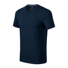 MALFINI Premium Action V-neck póló férfi tengerészkék M munkaruha