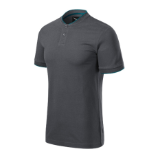 MALFINI Premium Diamond galléros póló férfi light anthracite 2XL