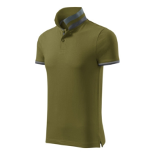 MALFINI Premium Galléros póló férfi Collar Up 256 avokádózöld 3XL méret munkaruha