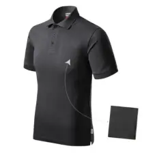 Malfini Rimeck ADLR20 RESIST HEAVY Galléros férfi póló (ébenszürke, 3XL)