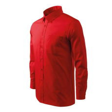 Malfini Style LS ing férfi piros 3XL