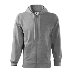 Malfini Trendy Zipper felső férfi sötétszürke melírozott 2XL