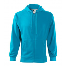 Malfini Trendy Zipper felső férfi türkiz S munkaruha