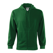Malfini Trendy Zipper felső férfi üvegzöld S munkaruha