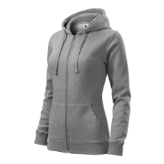Malfini Trendy Zipper felső női sötétszürke melírozott M
