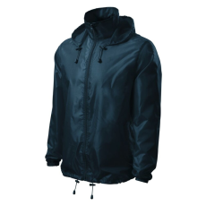 Malfini Windy széldzseki unisex tengerészkék 3XL