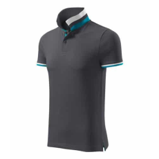 MALFINIPREMIUM 256 Malfinipremium Collar Up galléros férfi póló light anthracite