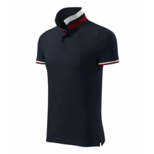 MALFINIPREMIUM 256 Malfinipremium Collar Up galléros férfi póló szürkéskék munkaruha