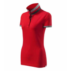 MALFINIPREMIUM 257 Malfinipremium Collar Up galléros női póló F1 piros - XL