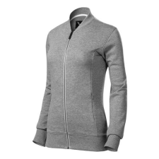 MALFINIPREMIUM 454 Bomber női felső Malfinipremium sötétszürke melírozott - 2XL munkaruha