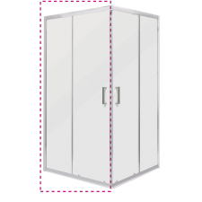  MALIBU SQ 80 ELEMENT zuhanyajtó kád, zuhanykabin