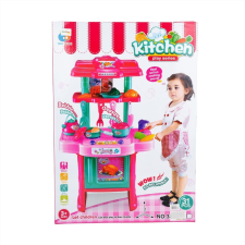 Malis Játékkonyha hanggal és fénnyel, 31 db konyhakészlet
