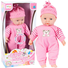 Malplay Alvós Baba rózsaszín pizsamában, hanggal 34cm baba