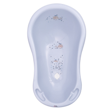  MALTEX Babakád leeresztő dugóval Bálna Minimal 84 cm - satin blue babafürdőkád