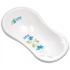 Maltex Babakád leeresztővel Hupikék törpikék 84 cm - white babaápolási kellék