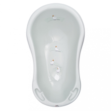 Maltex Babakád üresztő dugóval Lama Minimal 84 cm - zsályazöld babafürdőkád