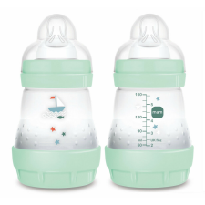 Mam 160 ml Anti-Colic 0 hó + cumisüveg - menta hajó cumisüveg