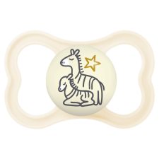 Mam Air Night szilikon nyugtató cumi 16+ hónap - Púder Zebra cumi