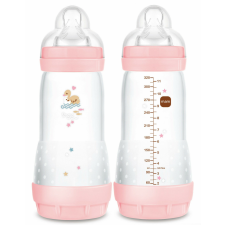 Mam Anti-Colic cumisüveg 320 ml 4 hó + rózsaszín kacsa cumisüveg