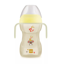 Mam Fun to Drink Night tanulópohár 270ml 8m+ - Sárga Koala és Madárka itatópohár