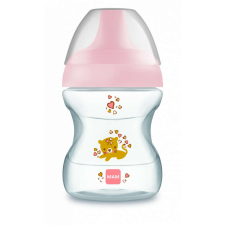 Mam Learn to drink cup - ivástanuló pohár 190 ml 6+ - rózsaszín cica itatópohár