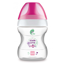 Mam Learn to drink cup - ivástanuló pohár 190 ml 6+ - Rózsaszín tengeri állatkás itatópohár