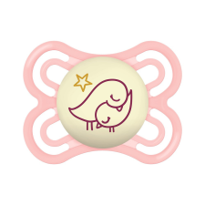 Mam Perfect Night éjszakai cumi 2-6 hónap - Rózsaszín Madár cumi