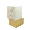  MaMaison Gilda Kisasztal Üvegszál Bézs/Arany Kőhatású