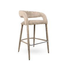  MaMaison IRIS Bárszék Bézs Kényelmes Chenille Szövettel bútor