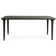  MaMaison Laminar 200 Étkezőasztal Mangófa Fekete bútor