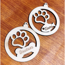  Mancs gömbben kutyás és cicás dekorációs kellék