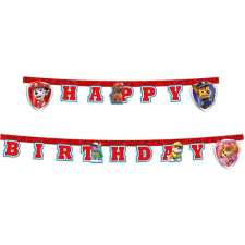 Mancs Őrjárat Happy Birthday felirat 184 cm party kellék