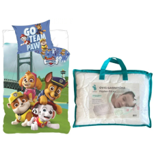 Mancs őrjárat Mancs Őrjárat ágynemű szett ovis 100x135cm, 40x60 cm lakástextília