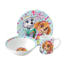 Mancs őrjárat Mancs Őrjárat Girl Stars porcelán étkészlet Díszdobozban babaétkészlet