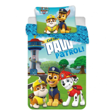  Mancs őrjárat/Paw Patrol ágyneműhuzat (100x135+40x60 cm) babaágynemű, babapléd